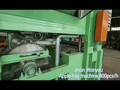 Het Ei Tray Machine Egg Tray Maker van de Papierafvalpulp met het Verpulveren van Systeem