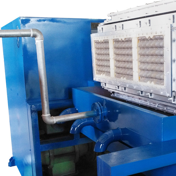 Rotary Paper Egg Tray Machine 2000-3000pcs/H Orange And Green Pulp Molding Machine voor het maken van papieren eiendoosjes/trays