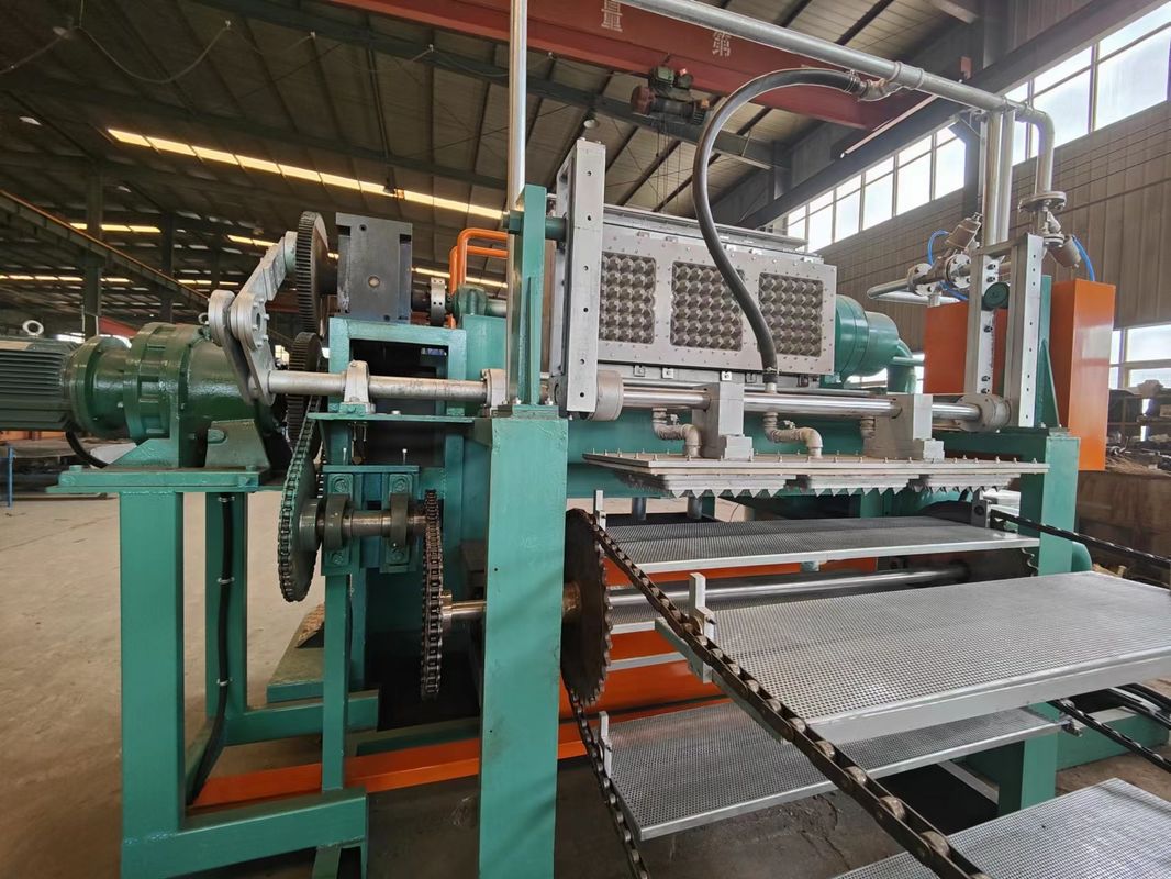 Paper Egg Tray Making Machine Rotary 3 by 4 Mould Production Line Compact en eenvoudig te bedienen Productie van 2000 eieren trays per uur