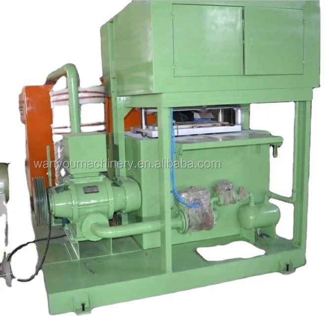 7.5KW Driving Motor Kleine eierenbak Maker Eierenbak Pulp Gietmachine Voor Productie Efficiëntie