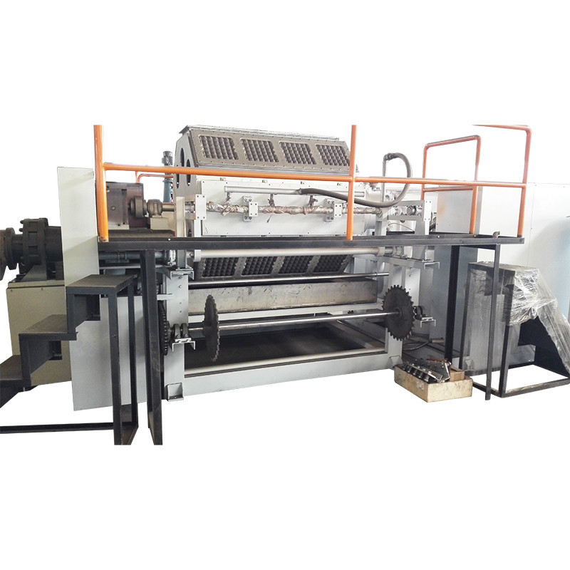 Afvalpapier gerecycled Automatische ei karton maken machine voor kleine bedrijven Papier pulp gegoten ei tray machine