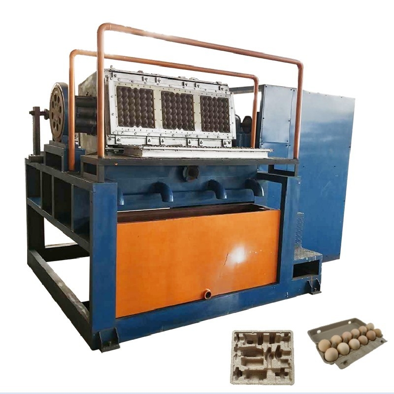Eco Friendly Rotary Duurzaam Papier Eierenbak Maker Machine Milieuvriendelijk Eierenbak Productie Lijn