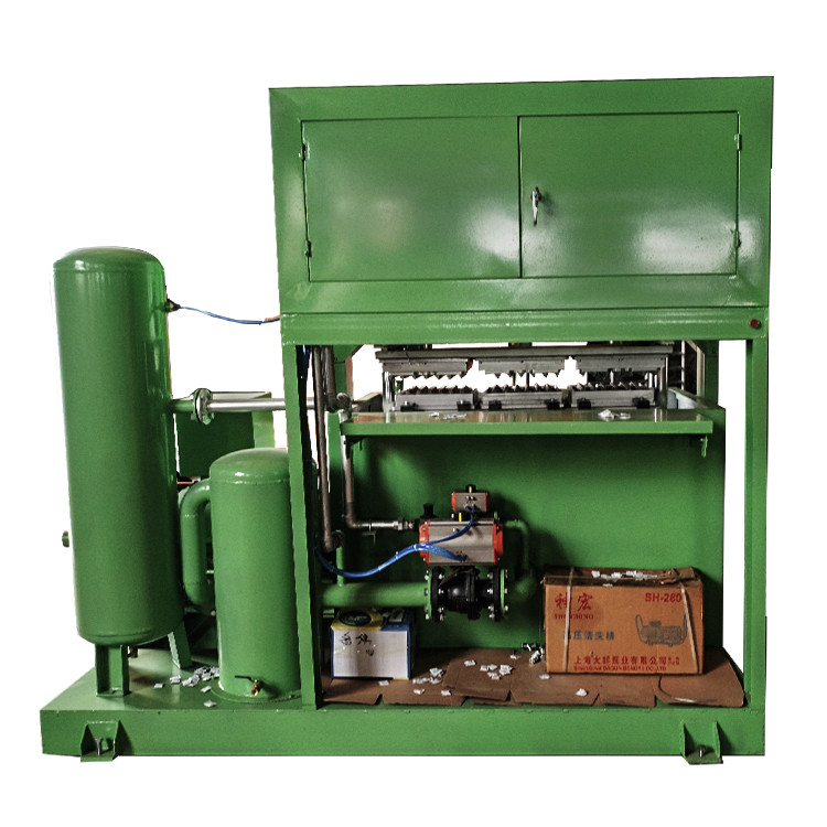 Productie 53-100 kg/uur Aluminiumvormen Papier eierenbak maken Machines Pulp Molding Egg Carton Machine