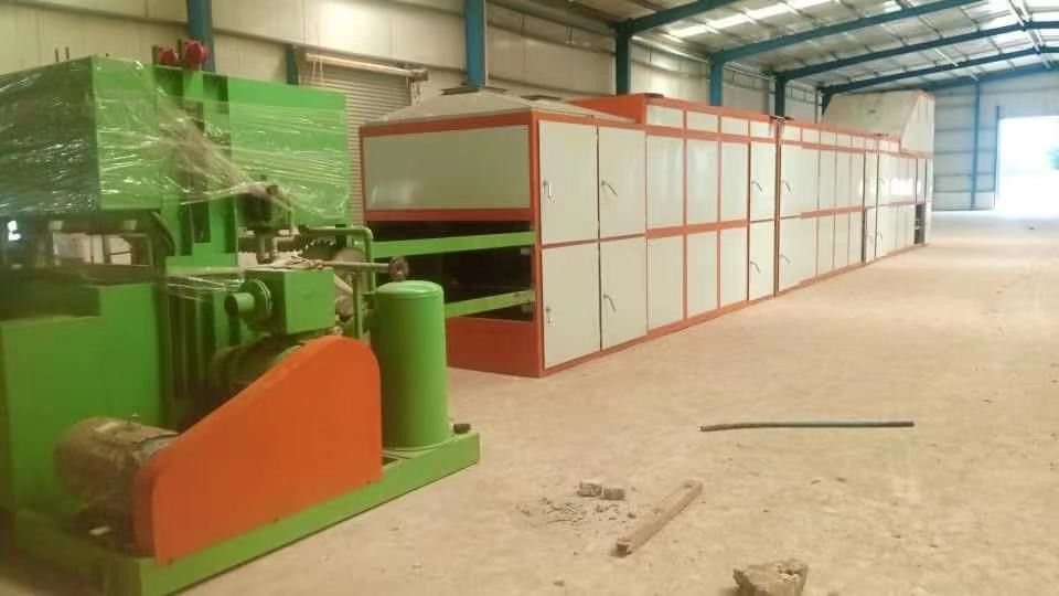 1 Jaar garantie Ei Gebruik En Papier Pulp Materiaal Automatische Ei Tray Machine Productielijn Pulp Molding Machine