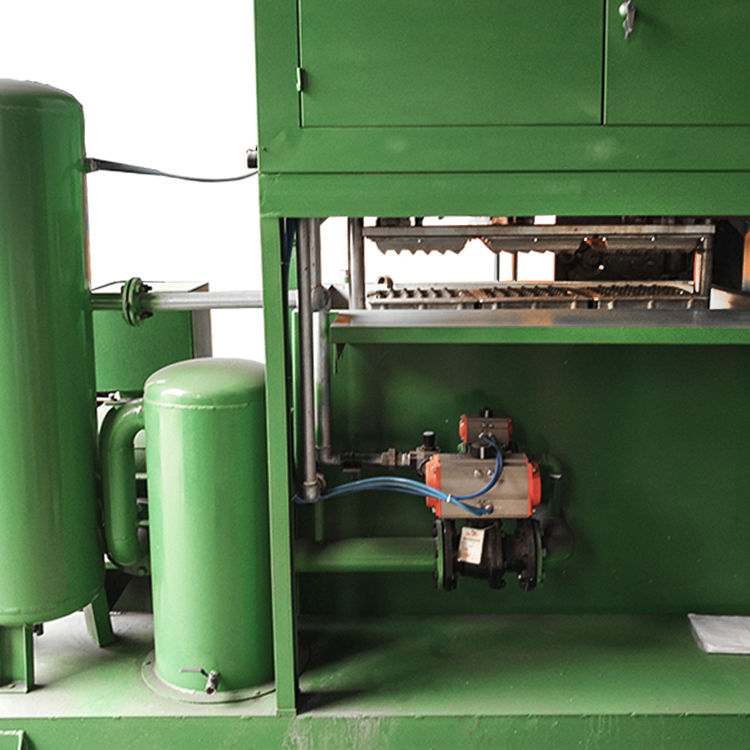 Laag Energie Afvalpapier Eierdoos Machine/Eierdoos Pulpvormmachine Met PLC Besturing
