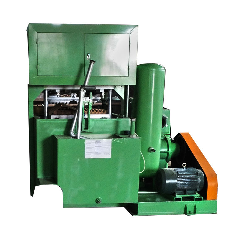 Kleine Capaciteit Papierpulp Vormen Eierrek Machine Productielijn 700 stuks/u Aluminium Mallen