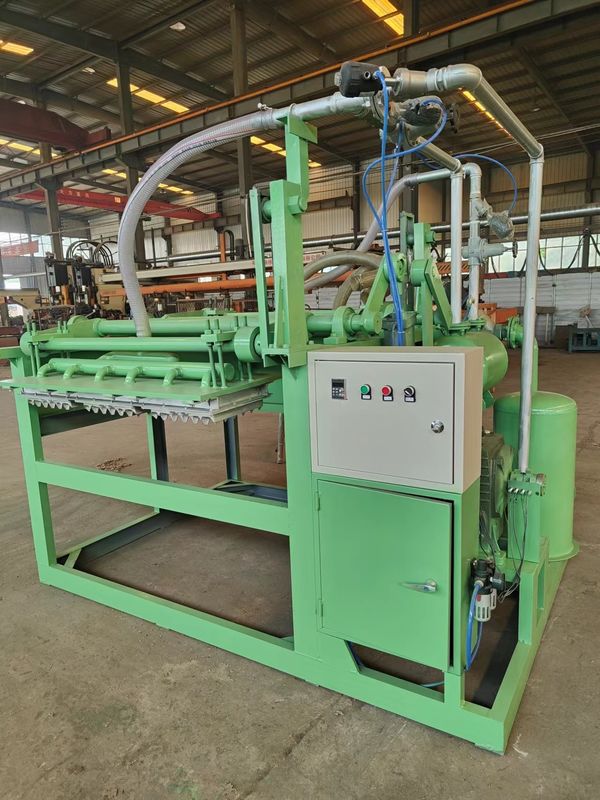 Thuisbedrijf Eierrek Machine Productielijn Papierpulp Vormmachine Eierkartonmachine Met Duitse Klep