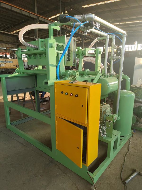 WANYOU Gebruiksvriendelijke Eierrek Machine Papierpulp Vormmachine Uit Shandong China Semi-automatisch PLC Gestuurd