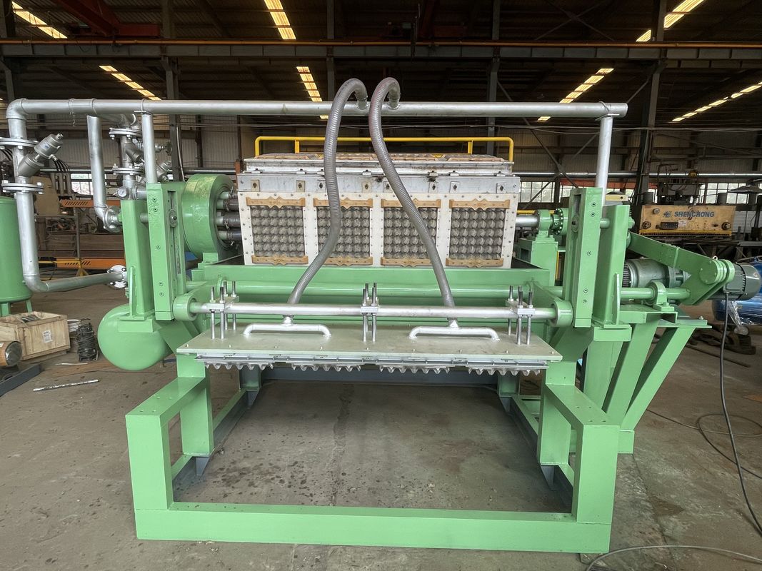Paper Egg Tray Machine Productie Lijn voor Apple Tray / Egg Carton Making Machine Low Noise met 1 jaar garantie