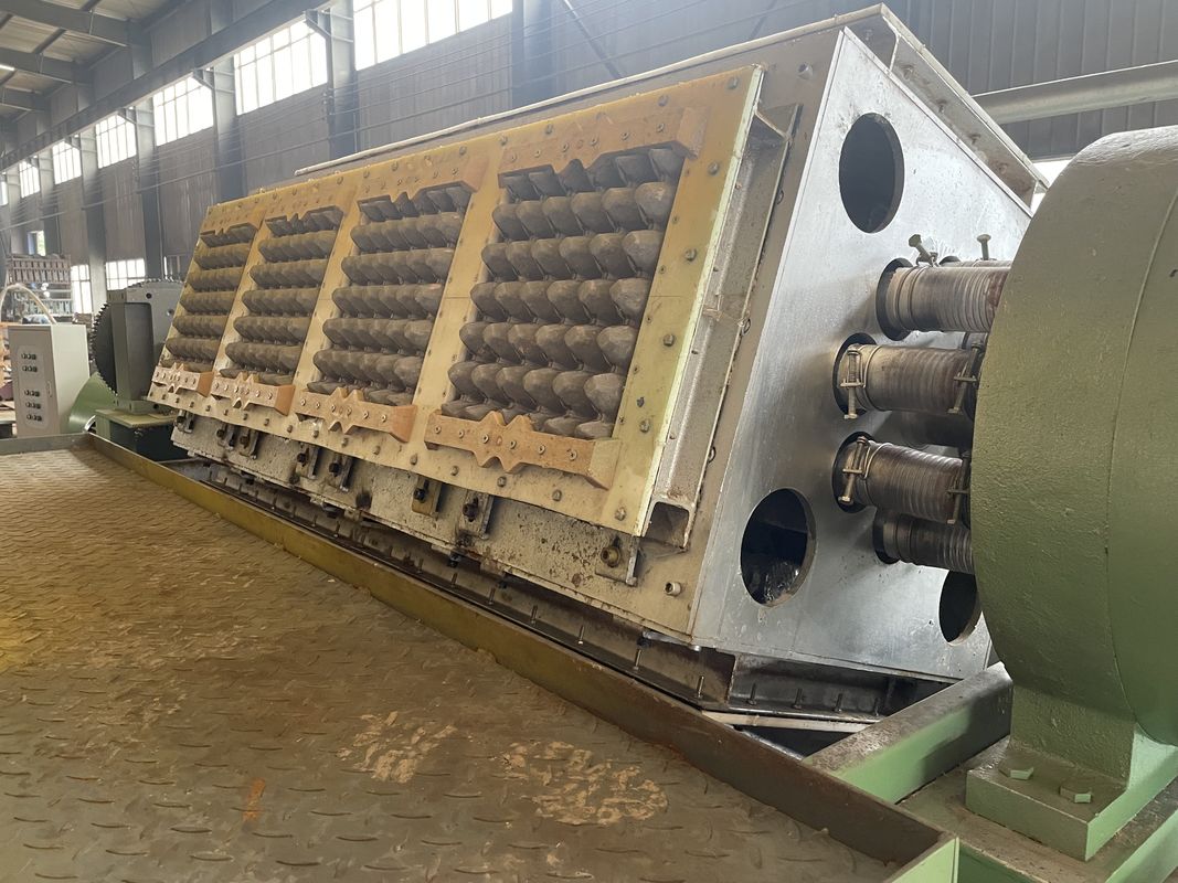 Groene Kleur Papier Eierdoos Maken Machine Met Laag Energieverbruik Eierrek Productielijn Eierrek Machine