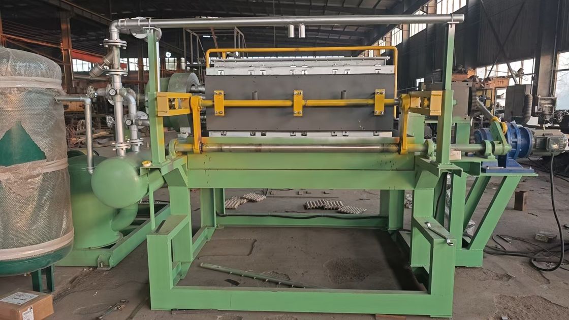 Gerecycled papieren eierdoos Eierbakken Machine Prijs met 3000 pcs Pulp Apple Tray Machine