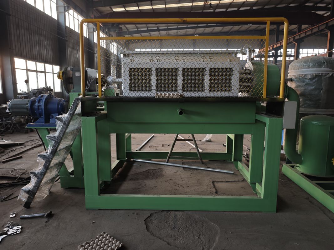 WANYOU WY-1 Rotary Egg Tray Forming Machine met PLC automatische besturing voor 2500-3000 stuks/uur Productie met behulp van gerecycled papierpulp