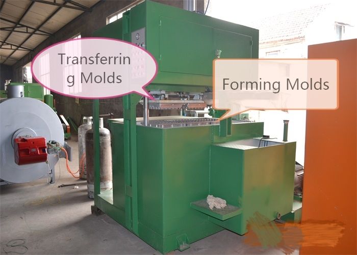 Makkelijke werking Pulp Molding Machine voor ei doos en appel bak maken In 380V-440V