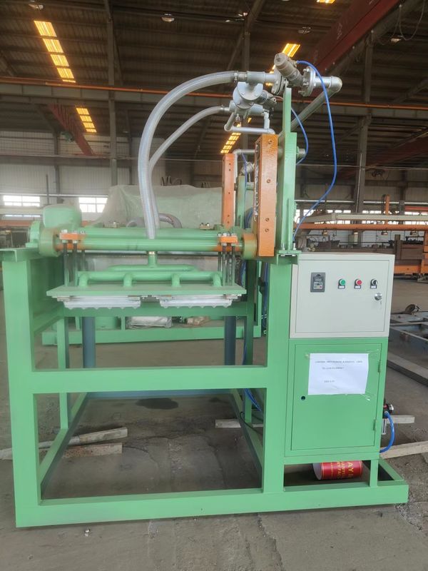 Aangepaste 30-gats pulpvormmachine voor eierdozen met aluminium mal voor kleine capaciteit voedsel en drank