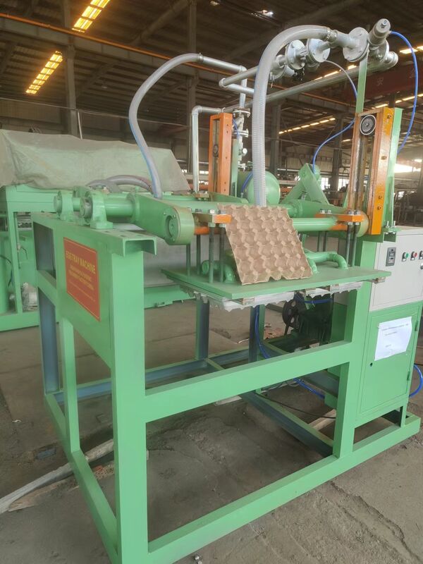 Semi-automatische papieren eierbakmachine 700 stuks/u-1500 stuks/u Gerecyclede automatische eierdoosproductielijn