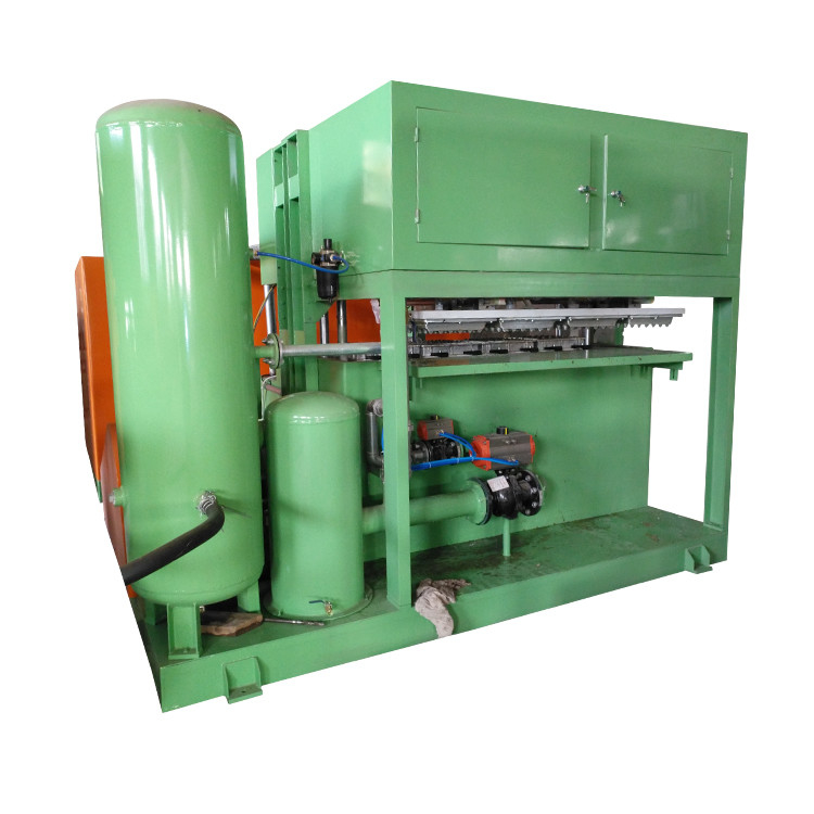 Paper Egg Tray Machine Kleine capaciteit Gemakkelijke installatie Productielijn voor het maken van eierkarton