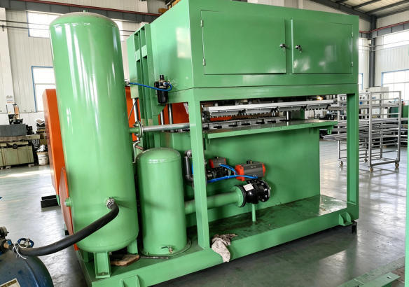 Paper Egg Tray Making Machine Semi Automatic Simple Structure 1 by 4 Molds Producing 1500 Pieces per Hour Suitable for Small Business