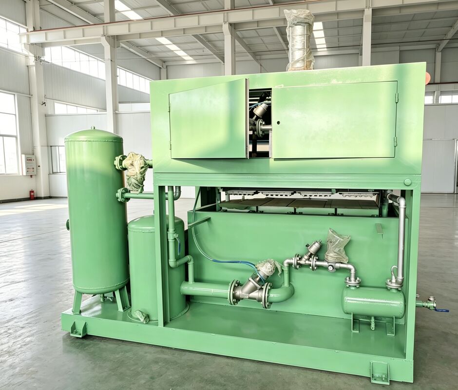 Semi-automatische papieren eierbakmachine 700 stuks/u-1500 stuks/u Gerecyclede automatische eierdoosproductielijn