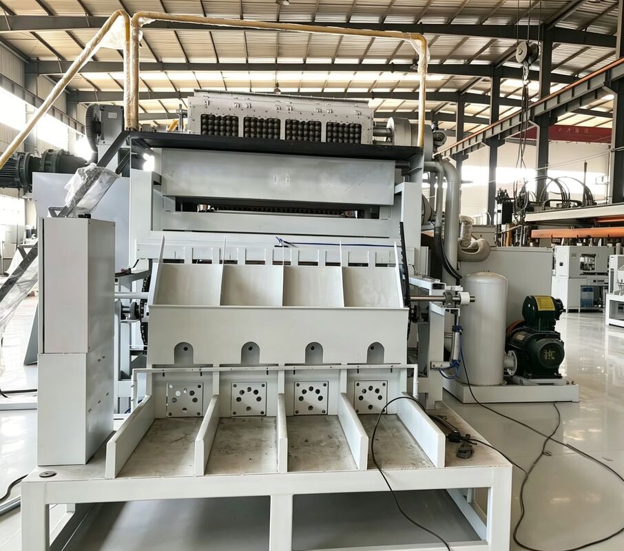 2000-3000pcs/h Paper Egg Tray Making Machine 3x4 Moulds 4*4 Moulds Egg Tray Machine Ontworpen voor stabiele medium-capaciteit apparatuur voor groeiende fabrieken