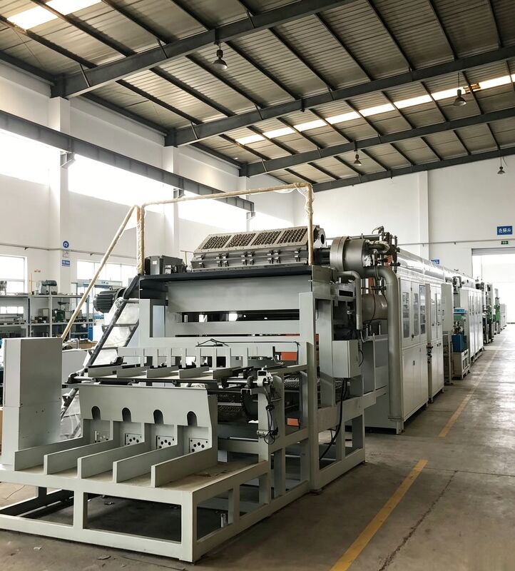 2000-3000pcs/h Paper Egg Tray Making Machine 3x4 Moulds 4*4 Moulds Egg Tray Machine Ontworpen voor stabiele medium-capaciteit apparatuur voor groeiende fabrieken