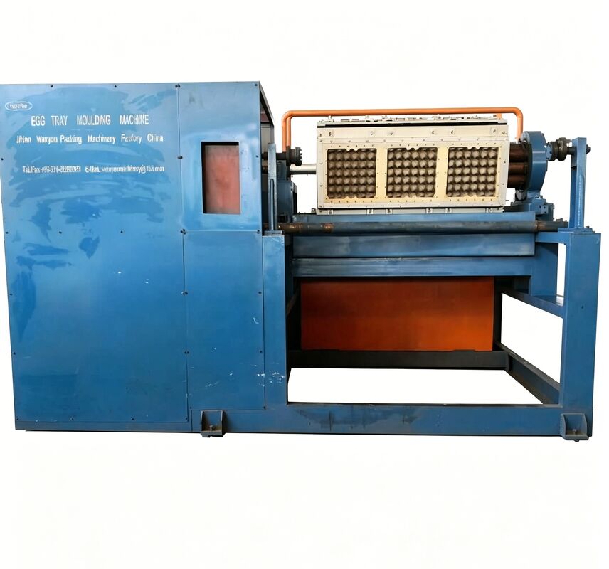 Paper Egg Tray Making Machine Rotary 3 by 4 Mould Production Line Compact en eenvoudig te bedienen Productie van 2000 eieren trays per uur