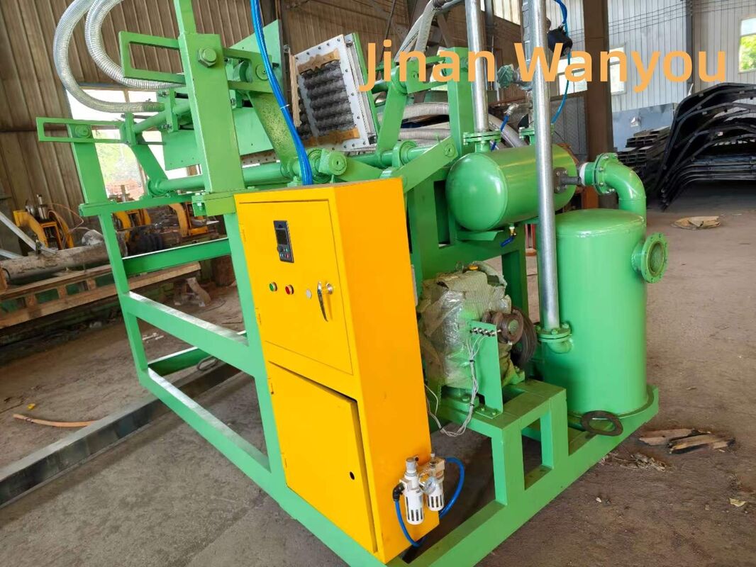 Paper Egg Tray Making Machine Semi Automatic Simple Structure 1 by 4 Molds Producing 1500 Pieces per Hour Suitable for Small Business
