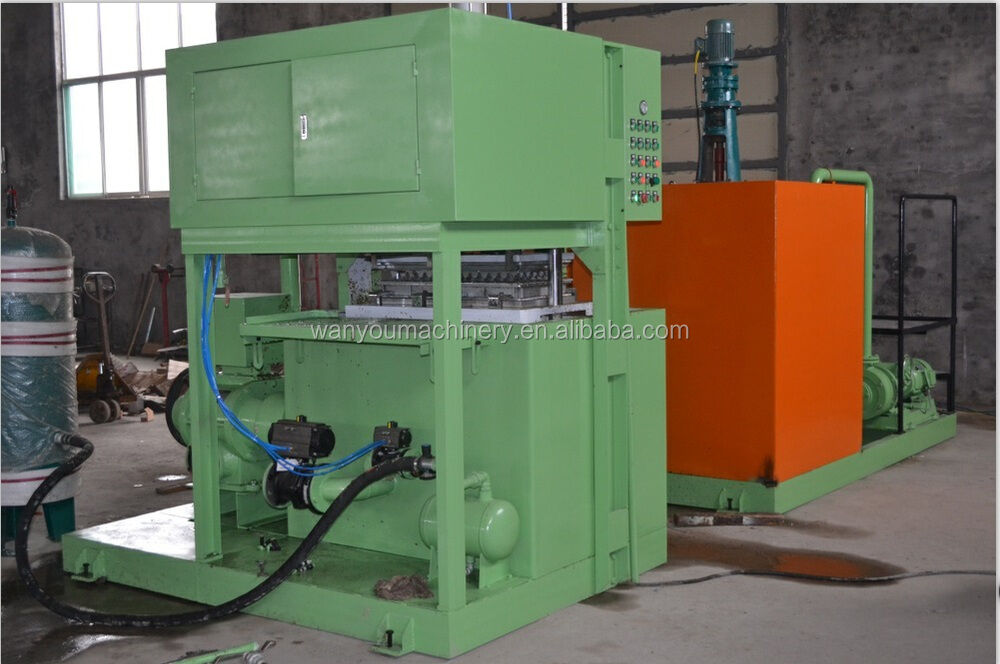 Semi-automatische papieren eierbakmachine 700 stuks/u-1500 stuks/u Gerecyclede automatische eierdoosproductielijn