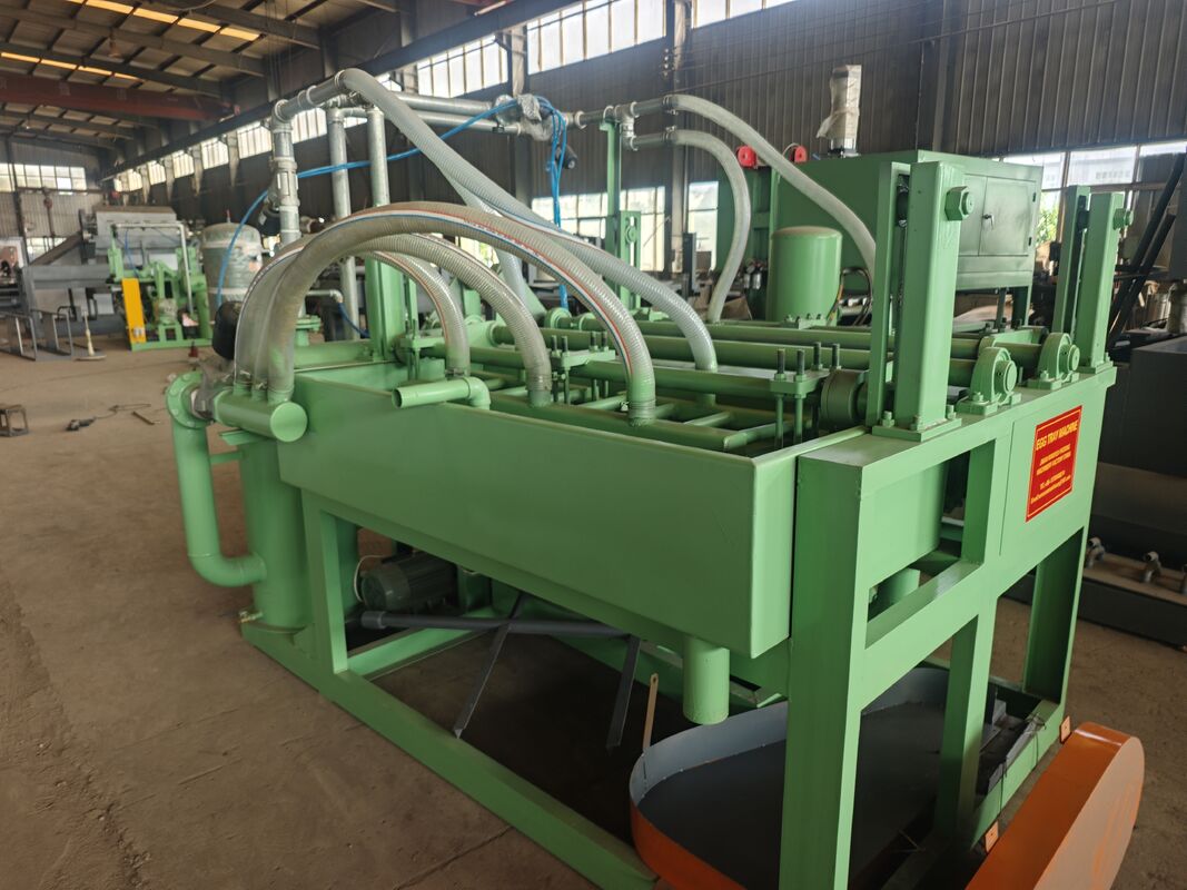Semi-automatische papieren eierbakmachine 700 stuks/u-1500 stuks/u Gerecyclede automatische eierdoosproductielijn