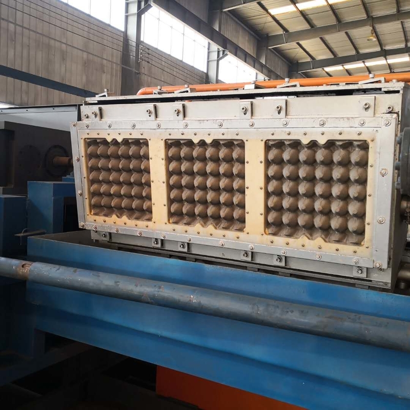 295*295mm het Ei Tray Production Line Aluminum Forming vormt Apple Tray Making Machine