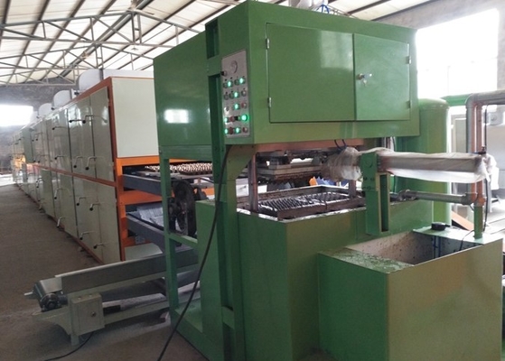 Van het het Eidienblad van de Papierafvalpulp het Hoge rendement van de de Productielijn700pcs/hour Capaciteit