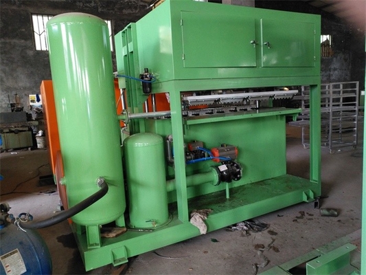 1000 stuks/u Semi-automatische eiertray productiemachine / Afvalpapierpulpvormmachine