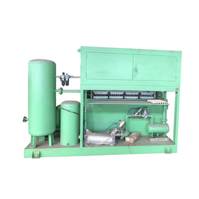 Kleine capaciteit energiebesparende eierenbak maken machine karton produceren machine PLC-besturing eenvoudig type voor het maken van papierproducten