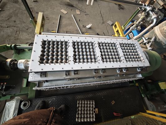 Nieuwe WANYOU Automatische hergebruikte papier ei tray machine pulp gietmachine PLC Control Touch Screen Panel 2500-3000pcs/h