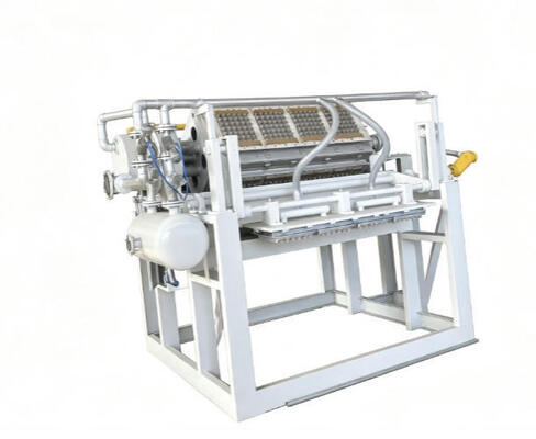 2500-5000 stuks/uur Appelschaal Papier Eierschaal Machine Eierdoos Productielijn Energiebesparende PLC Gestuurd