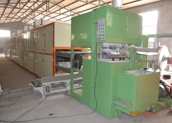 Hoog Efficiënt Document Eidienblad die Machine, het Fruitdienblad maken die van het Eikarton Machine maken