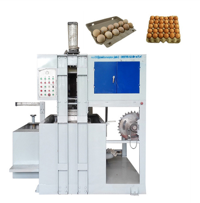 350pcs/Hr automatisch Klein Ei Tray Making Machine With Egg Tray Dryer 1 Jaargarantie
